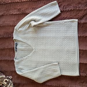 Cable knit sweater
